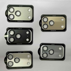 Protezioni per obiettivo per <span class=keywords><strong>fotocamera</strong></span> armatura in metallo 3D per <span class=keywords><strong>iPhone</strong></span> 17 air 16 15 14 <span class=keywords><strong>13</strong></span> 12 11 Pro Max HD custodia trasparente in vetro temperato - Product Image 6