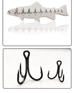 Nouveau OEM 8 # -5/<span class=keywords><strong>0</strong></span> #   Hameçons de pêche en mer à anneaux renforcés <span class=keywords><strong>6X</strong></span> pour gros gibier, noirs - Product Image 5