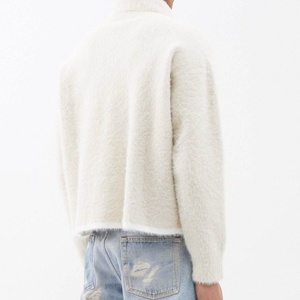 <span class=keywords><strong>Maglione</strong></span> da <span class=keywords><strong>uomo</strong></span> con Logo personalizzato OEM maglieria da <span class=keywords><strong>uomo</strong></span> in pelliccia sintetica spazzolata in Mohair lavorato a maglia soffice <span class=keywords><strong>maglione</strong></span> <span class=keywords><strong>Polo</strong></span> da <span class=keywords><strong>uomo</strong></span> - Product Image 6