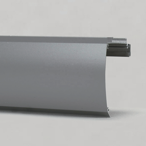 פרופיל אלומיניום מודרני זברה תריסי מסך מובנה מסילות ברזל וילון מובנה לשימוש יומיומי קורניס נמוך - Product Image 1