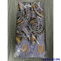 Kain Tenun Lilin 3D Glitter Terbaru dari Pabrik - 5 yard Kain Afrika Ankara Bermotif Batik untuk Gorden, Kemeja Anak Laki-laki