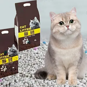 OEM fabrik niedriger Preis 10 kg 10 l starke Klumpf-Arena für Katzen gut wasseraufnehmender staubfreier farbiger Bentonit Katzensand