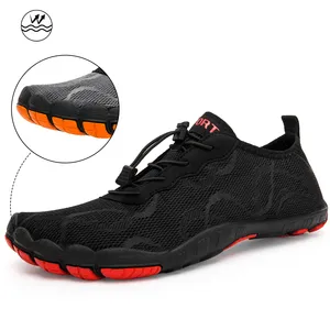 Men barefoot swimming water shoes women upstream breathable hiking sports shoes fast drying river sea water