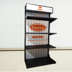 Rete di intestazione di illuminazione personalizzata per durevole eco-friendly in metallo griglia Freestanding parete Display Stand <span class=keywords><strong>Tool</strong></span> Shop - Product Image 2