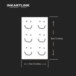 Tatuajes Mini Smiley al por Mayor, <span class=keywords><strong>Tatuaje</strong></span> de Larga Duración de 15 Días, Resistente al Agua, <span class=keywords><strong>Tatuaje</strong></span> Corporal de Jugo de Fruta Natural para Dedos de Mujer, al por Mayor - Product Image 3