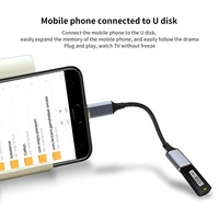 Câble adaptateur OTG USB3.1 Type C mâle vers USB3.0 Type A femelle, transfert de données haute vitesse, cordon court 0,5M-3M pour téléphone tablette