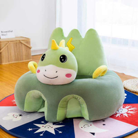 Boneka Hewan Kartun Hadiah Anak-Anak, Sofa Duduk Bayi, Penopang Bayi, Boneka Plush Penenang Bayi