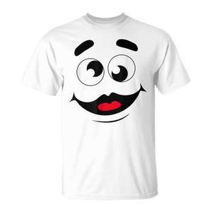 Camiseta Grimace Face para adulto, manga corta, color morado, talla X-Small, disfraz de Halloween - Product Image 1