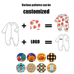 Mameluco Ecológico de Bambú para Bebé, Mono con Cierre, Estampado de Dibujos Animados, Pijama Infantil de Manga Larga, Informal de Primavera para Bebés de 3 a <span class=keywords><strong>24</strong></span> Meses - Product Image 6