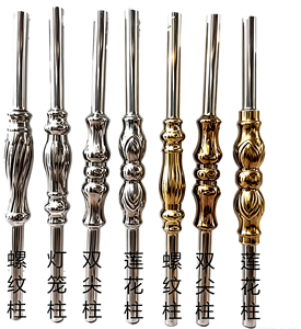 Accessori Decorativi in Acciaio Inox 304 per Corrimano, Tappi Terminali Ornamentali per Balaustre e Scale - Product Image 2