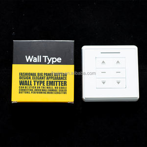 Transmisor inalámbrico montado en la pared o conectado a la pared, Motor tubular, MOTOR DE CORTINA, <span class=keywords><strong>interruptor</strong></span> de bajo voltaje, doble canal - Product Image 1