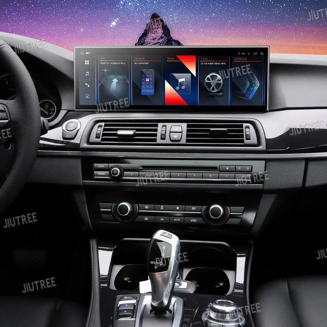 Rádio de carro Android 13 para BMW Série 5 F10 F11 2010-2017 Carplay grande tela longa headunit de navegação GPS estéreo automático 14.9 Polegadas