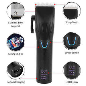 ชุดเครื่อง<span class=keywords><strong>ต</strong></span>ัดผมไฟฟ้า<span class=keywords><strong>แบ</strong></span>บปรับแ<span class=keywords><strong>ต</strong></span>่งได้พร้อมใบมีดสแตนเลส <span class=keywords><strong>แบ</strong></span><span class=keywords><strong>ต</strong></span><span class=keywords><strong>เต</strong></span>อรี่ลิเธียมใช้งานได้นาน - Product Image 3