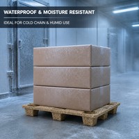 Palettes en bois moulées ISPM-15, fabrication de palettes en pin bon marché en gros pour entrepôt et transport