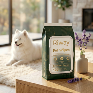 Lingettes de toilettage pour animaux de compagnie OEM personnalisées, hypoallergéniques, biodégradables, pour le contrôle des odeurs, nettoyant pour les taches de larmes de chiens et chats, lingettes humides pour le bain - Product Image 4