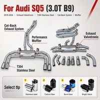 Sistema de Escape Valvetronic Catback Personalizado de Fábrica para Audi SQ5 3.0T B9 2018-2024, Silenciador de Alto Rendimiento SS304, Mejoras de Sonido de Carreras