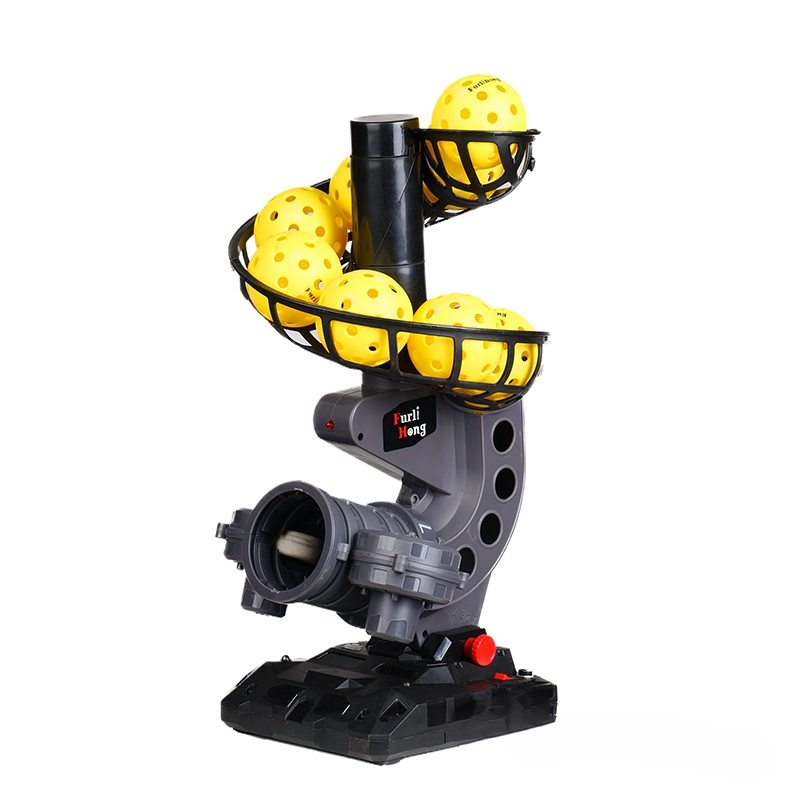 Adjustable 4 Adjustable Angles Adjustable Speed & Angles Training Equipment with Auto Swing Base Pickleball Serving Machine