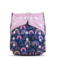 Couches lavables faciles à pression pour bébé enfant de nuit couches lavables réutilisables taille unique réglable vente en gros
