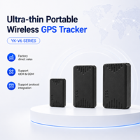 Traceur GPS GLONASS 4G sans fil YK-V6 direct usine, localisateur de véhicule en temps réel, longue autonomie de la batterie, IP65, BDS, WiFi, LBS, GSM, PC, OEM, ODM