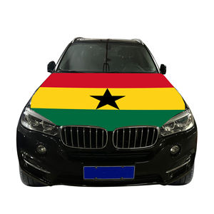 Venta al por mayor 120x150cm Cubiertas de capó de coche de Ghana Estilo de banderín resistente al desgaste y duradero para la cubierta del capó del motor de la agencia de <span class=keywords><strong>viajes</strong></span> - Product Image 4