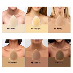 Kadın yeni tasarım üçgen şekli kullanımlık kendinden yapışkanlı görünmez silikon Pasties ince meme kapağı Uplift meme kapsayan - Product Image 5