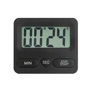 Smart counting Kitchen Digital Timer Countdown Cooking Shower 24hour LCD Electronic Decor Plastic time delay relay bathroom