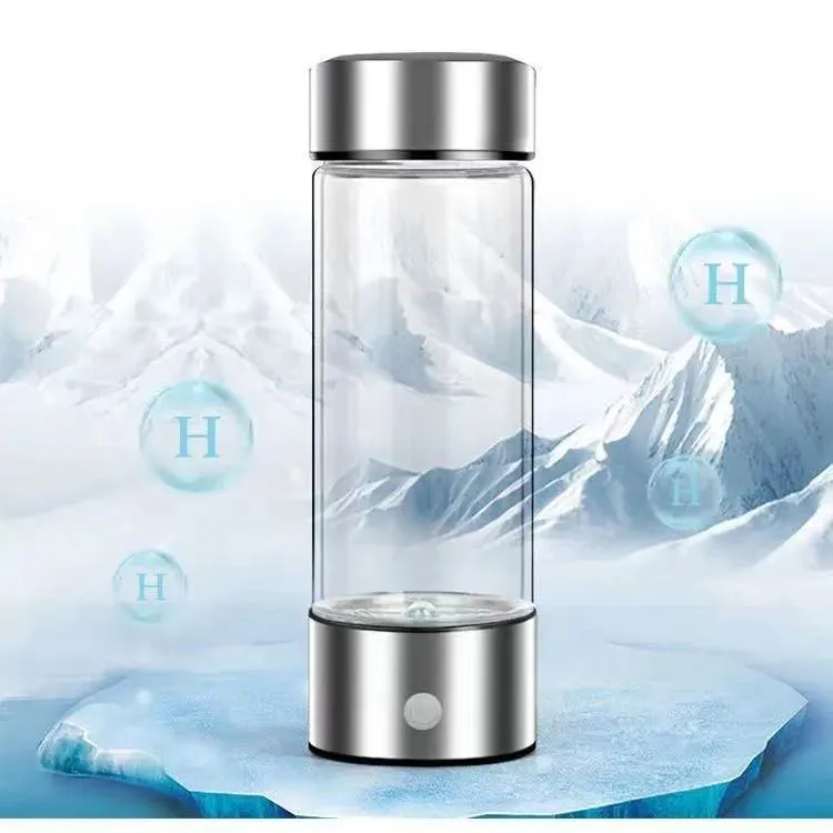 K20 فلتر كوب الهيدروجين القلوي مولد المياه الايونيزر الزجاج الزجاجة المحمولة للمياه الهيدروجين