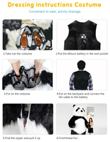 Costume de mascotte gonflable personnalisé en peluche Gorille King Kong pour adultes 2M 2.6M 3M Géant Corps Entier pour Fête d'Halloween Carnaval Cosplay
