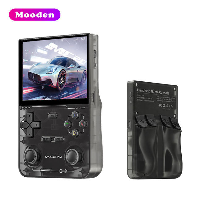 K36 Retro Handheld Video Game Console With 15000+ Download Games 3.5-inch IPS Screen Portable Pocket Video Player VS R36s New