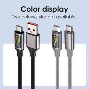 Cable de Carga Rápida de 60W con Micro USB Tipo-C para <span class=keywords><strong>iPhone</strong></span> <span class=keywords><strong>y</strong></span> Teléfonos Móviles <span class=keywords><strong>Samsung</strong></span>, Cable Cargador USB - Product Image 2
