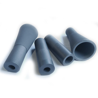 Buse Venturi courte avec revêtement en carbure de tungstène, entrée 32 mm, filetage professionnel 2 pouces, alésage 6,4 mm, pour sablage industriel