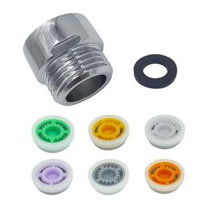 Pirinç su tasarrufu duş adaptörü-musluk/bide/duş için 1/2 boyut yüksek basınçlı duş başlığı akış regülatörü (OEM mevcut) - Product Image 2