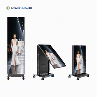 Écran LED portable pliable Canbest Cob P0.9 P1.5 pour intérieur, affiche LED micro 1200cd, écran vidéo pour exposition muséale