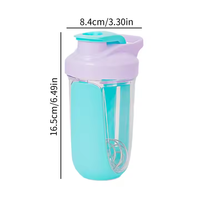 Bouteille shaker de sport en plastique 300 ml pour protéines et café – Meilleure vente
