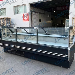 Vitrines de boucherie commerciales, comptoir de service de charcuterie, réfrigérateur de présentation de viande - Product Image 5