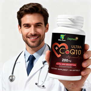 Fabricante de etiqueta privada COQ10 Píldoras OEM Custom CoQ10 Softgel Coenzima Q10 Cápsulas Ultra CQ10 Suplementos nutricionales diarios - Product Image 1