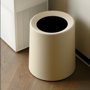 Hai Lớp Retro Thùng Rác Có Thể Cho Nhà Sử Dụng Dày Nhựa Chất Thải Bin Bìa Cho Phòng Tắm Phòng Khách Nhà Bếp Văn Phòng Nhà Vệ Sinh - Product Image 3