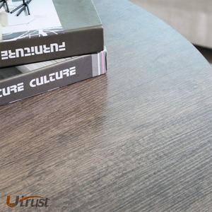 천연 나무 중국어 현대 스타일 대형 금속 스테인레스 스틸 하이 엔드 라운드 커피 카운터 테이블 거실 나무 스토리지 - Product Image 4