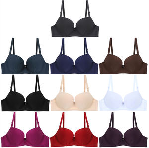 BINNYS cómodo Soutien-Gorge Femme esponja elegante encaje B Copa delgada Cierre trasero venta al por mayor Super Push up Plunge balcón sujetador - Product Image 6