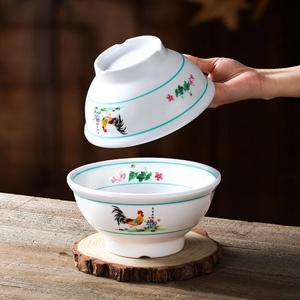 ชุดอาหารเมลามีนเซียงหยวนเม่ยเม่ย ชามดีไซน์สร้างสรรค์สำหรับร้านหม้อไฟและร้านก๋วยเตี๋ยว ชามซุป ชามก๋วยเตี๋ยว ชามข้าว ลายพอร์ซเลน - Product Image 3