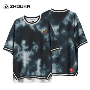Conçu sur mesure Chemise en maille surdimensionnée en jersey Boxy pour hommes Polyester respirant Impression par sublimation Logo brodé Basketball vierge - Product Image 2