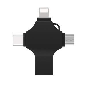Unidad USB de teléfono móvil cuatro en una unidad USB de metal al por mayor letter-able - Product Image 4