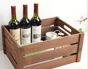 Scatola portaoggetti in legno massello su misura, stile retrò, con intagli, per l'organizzazione domestica e la conservazione degli oggetti. - Product Image 4