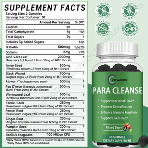 Complément OEM Marque Blanche PARA CLEANSE pour la Santé Intestinale, Soutien Digestif, Amélioration de la Fonction Immunitaire et Santé Hépatique - Product Image 2