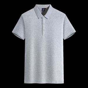 High Quality Men's Short-Sleeve T-Shirts New Summer Trendy Feel Pique for Polo Embroidered Design Breathable Men's Polo Shirts - Product Image 5