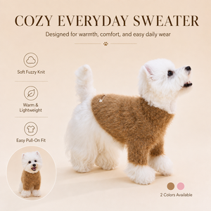 Pulls pour chiens et chats personnalisés en gros, doux et chauds, vierges pour sublimation, avec motif torsadé, vêtements et accessoires pour animaux de compagnie, OEM personnalisé - Product Image 5