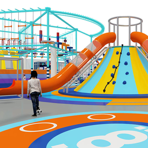 Toboganes Deportivos Infantiles con Temática Espacial, Parque de Diversiones Interior, Equipo de Juego Suave de Plástico, Trampolín con Piscina de Pelotas - Product Image 4