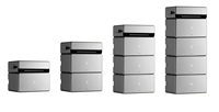 Système de stockage d'énergie solaire tout-en-un avec batterie LiFePO4 modulaire, conception empilable, prise en charge du réseau hybride, protection IP65, contrôle à distance CAN APP