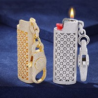 Chaîne de portefeuille pour homme en argent 925 plaqué or, entièrement sertie de moissanite VVS (testée au diamant), style Hip Hop, accessoires de bijouterie