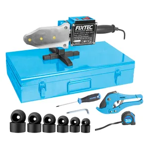 FIXTEC Wholesale Price 1500W 20-63mm Portable Hot Melt PPR PE Plastic Pipe Welding Set Machine